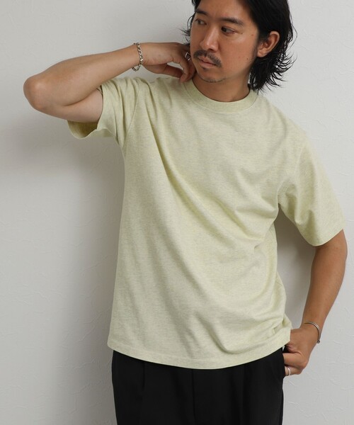 SCREEN STARS（スクリーンスターズ）の「【SCREEN STARS/スクリーンスターズ】別注16/-リングスパン杢製品染めT 26SS（Tシャツ/カットソー・メンズ・サックスブルー/イエロー/ライトグレー/ホワイト・M/XL/L）」の22枚目の写真