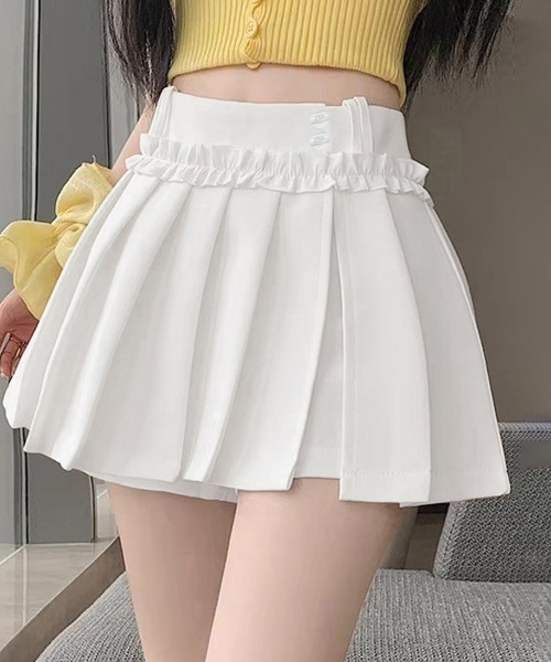 フリルスカパンプリーツキュロットスカート（スカート