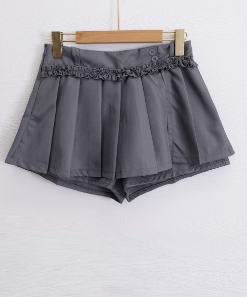 Miniministore(ミニミニストア)の「フリルスカパンプリーツキュロットスカート(スカート・レディース・ダークグレー/ブラック/ホワイト・S/L/M)」の13枚目の写真