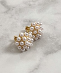 YU-KA:クラシックパールイヤリング Classic Pearl Earrings