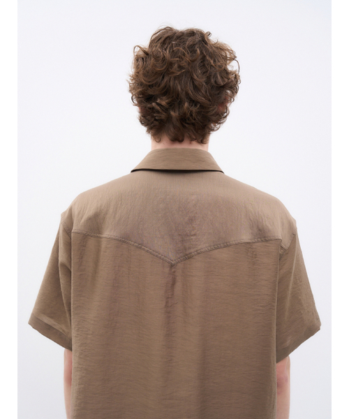 AFTERPRAY（アフタープレイ）の「ルナウールブレンドハーフシャツブラウン（シャツ/ブラウス・メンズ・その他・SMALL/MEDIUM/LARGE）」の7枚目の写真