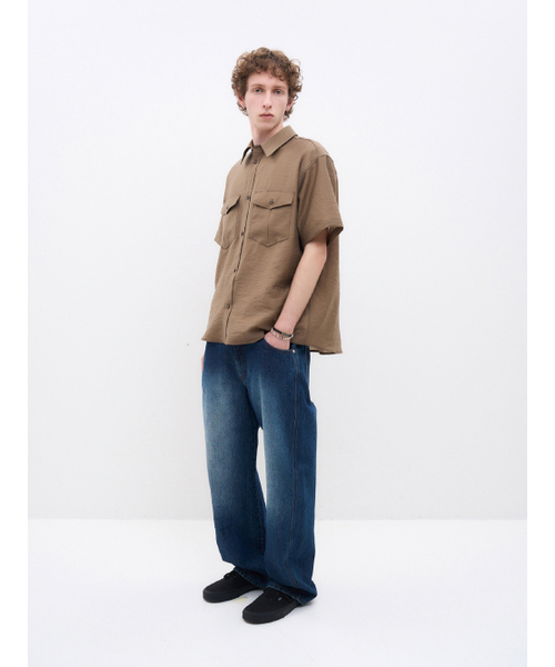 AFTERPRAY（アフタープレイ）の「ルナウールブレンドハーフシャツブラウン（シャツ/ブラウス・メンズ・その他・SMALL/MEDIUM/LARGE）」の8枚目の写真