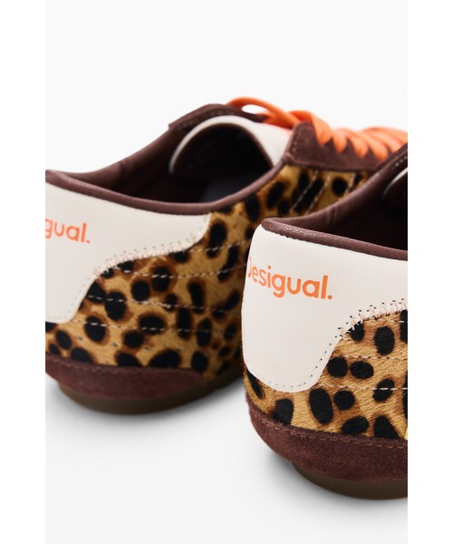 Desigual(デシグアル)の「レオパードレザーローカットスニーカー【2026秋冬新作】(スニーカー・レディース・マルチ・40/37/39)」の3枚目の写真