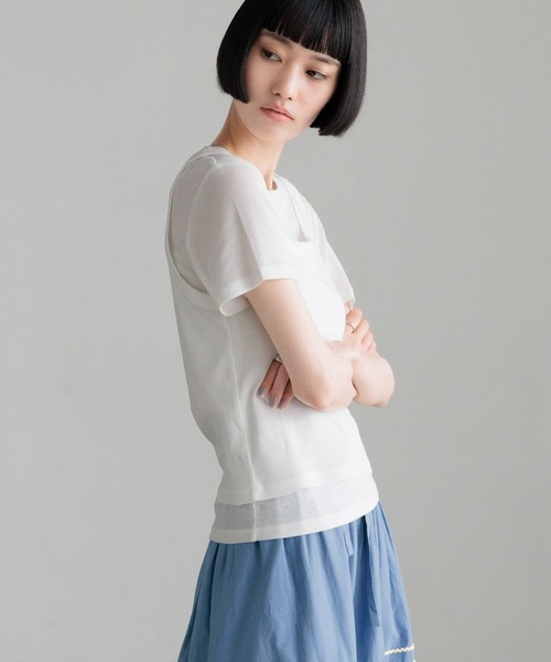 LOWRYS FARM(ローリーズファーム)の「2PタンクレイヤードSS 1048915(Tシャツ/カットソー・レディース・ブラック/イエロー/ホワイト・FREE)」の9枚目の写真