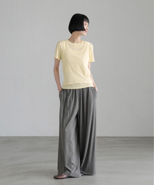 LOWRYS FARM(ローリーズファーム)の「2PタンクレイヤードSS 1048915(Tシャツ/カットソー・レディース・ブラック/イエロー/ホワイト・FREE)」の13枚目の写真
