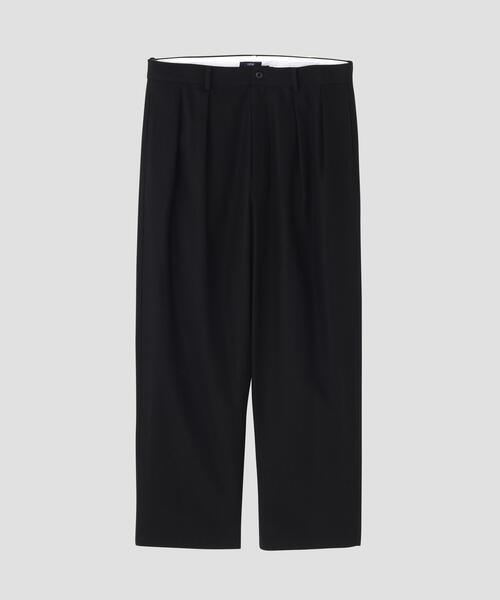 YLEVE(イレーヴ)の「YLEVE / HIGH TWIST COTTON PANTS(その他パンツ・メンズ・ベージュ/ブラック・3/4/5)」の2枚目の写真