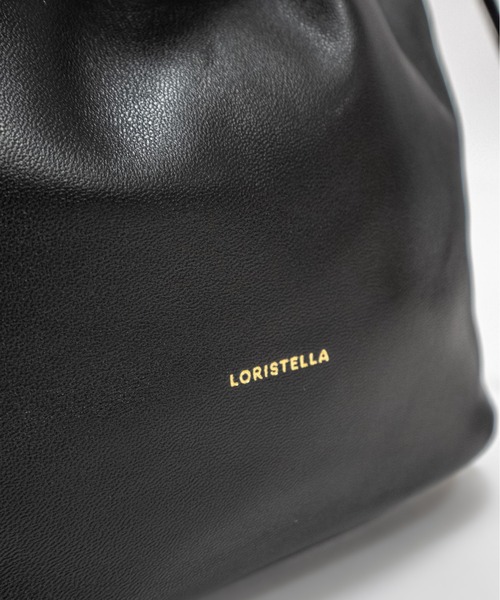 LORISTELLA(ロリステッラ)の「【LORISTELLA】巾着ハンドバッグ ショルダー ワンハンドル バッグ イタリア製 STELLA(ショルダーバッグ・レディース・シルバー/ゴールド/ベージュ系その他/ブラック・FREE)」の11枚目の写真
