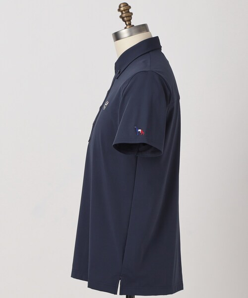 adabat(アダバット)の「【ADABAT NAVY】UVケア/接触冷感 クールタッチカノコワッペン半袖ポロシャツ(ポロシャツ・メンズ・ホワイト/ブルー系その他・52/50/48/46)」の9枚目の写真