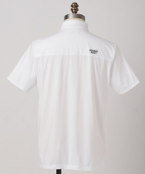 adabat(アダバット)の「【ADABAT NAVY】UVケア/接触冷感 クールタッチカノコワッペン半袖ポロシャツ(ポロシャツ・メンズ・ホワイト/ブルー系その他・52/50/48/46)」の17枚目の写真
