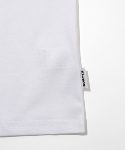 KIJIKO(キジコ)の「ke504. Square Neck Cropped Sleeveless White(Tシャツ/カットソー・レディース・ホワイト・FREE)」の2枚目の写真