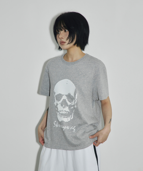 SCALLYWAG（スカリーワグ）の「VTG スカル クロップTシャツ[グレー]（Tシャツ/カットソー・レディース・その他・LARGE/MEDIUM/SMALL）」の7枚目の写真
