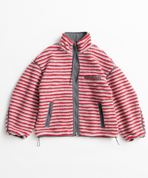 MAISON SPECIAL(メゾンスペシャル)の「Multi-Fabric Boa Blouson/マルチファブリックボアブルゾン(ブルゾン・レディース・ブラック/ピンク/ネイビー・FREE)」の15枚目の写真