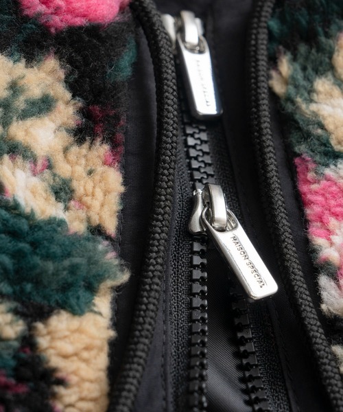 MAISON SPECIAL(メゾンスペシャル)の「Multi-Fabric Boa Blouson/マルチファブリックボアブルゾン(ブルゾン・レディース・ブラック/ピンク/ネイビー・FREE)」の21枚目の写真