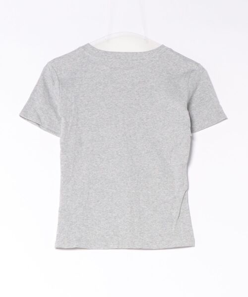 AsheKsha（アシクシャ）の「Vネック半袖Tシャツ（Tシャツ/カットソー・レディース・グレー/ホワイト/ブラック・M）」の17枚目の写真