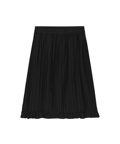 NICK&NICOLE(ニックアンドニコール)の「PIN STRIPE FLARE SKIRT_BLACK(スカート・レディース・その他・FREE)」の5枚目の写真
