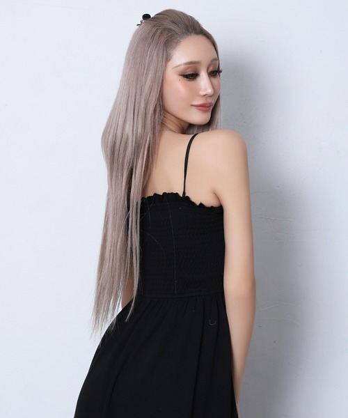 BLACKQUEEN(ブラッククイーン)の「【BLACKQUEEN】裏毛ベアマキシワンピース(ワンピース・レディース・ブラック/グレー・M)」の7枚目の写真