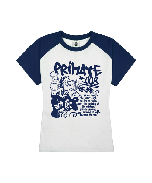 PRIMATE（プライメイト）の「ANGELDEM レディース スリムフィットラグラン半袖Tシャツ 5 COLORS（Tシャツ/カットソー・レディース・ブラック/ワイン/ネイビー/グリーン/ミックスグレー・FREE）」の4枚目の写真