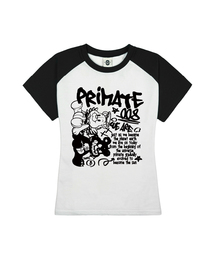 ANGELDEM レディース スリムフィットラグラン半袖Tシャツ 5 COLORS