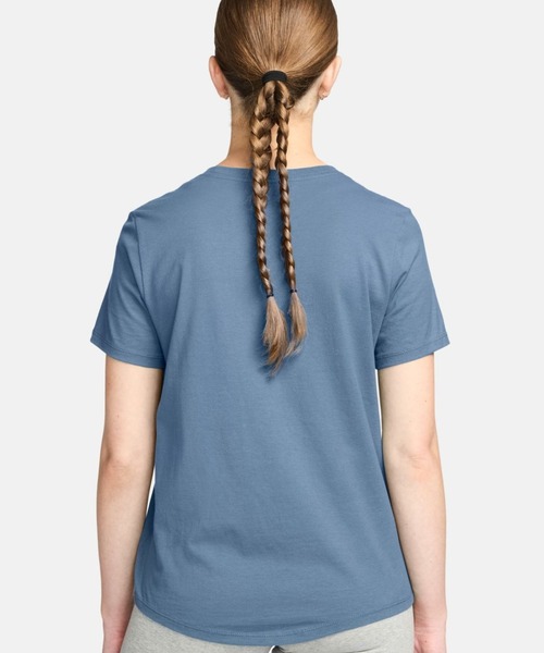 NIKE(ナイキ)の「NIKE ナイキ NSW クラブ S/S Tシャツ(Tシャツ/カットソー・レディース・サックスブルー・S/M/L/XL)」の2枚目の写真
