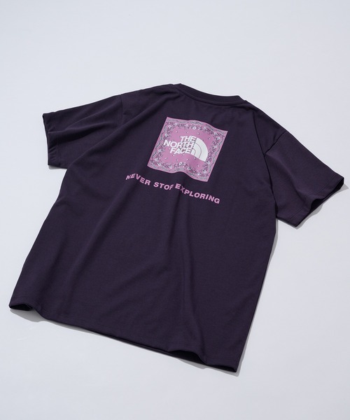 THE NORTH FACE(ザノースフェイス)の「【THE NORTH FACE】S/S BD SQAR LOGO T(Tシャツ/カットソー・レディース・ホワイト/ネイビー/ブラック・M/L)」の6枚目の写真