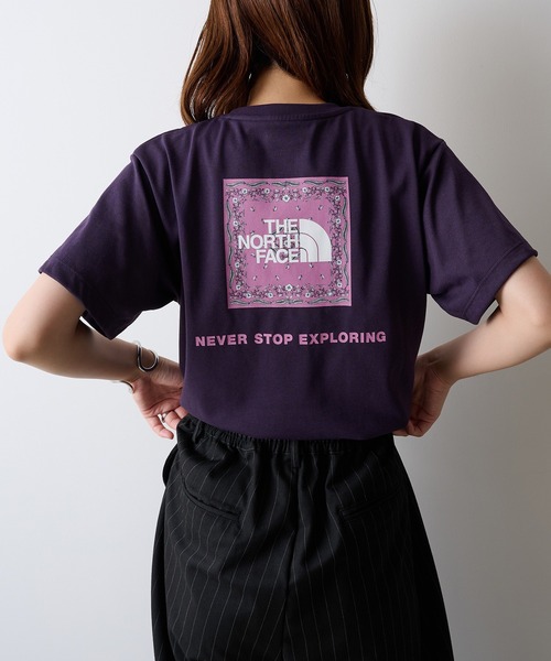 THE NORTH FACE(ザノースフェイス)の「【THE NORTH FACE】S/S BD SQAR LOGO T(Tシャツ/カットソー・レディース・ホワイト/ネイビー/ブラック・M/L)」の15枚目の写真