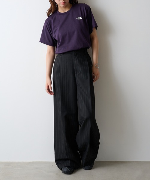 THE NORTH FACE(ザノースフェイス)の「【THE NORTH FACE】S/S BD SQAR LOGO T(Tシャツ/カットソー・レディース・ホワイト/ネイビー/ブラック・M/L)」の21枚目の写真