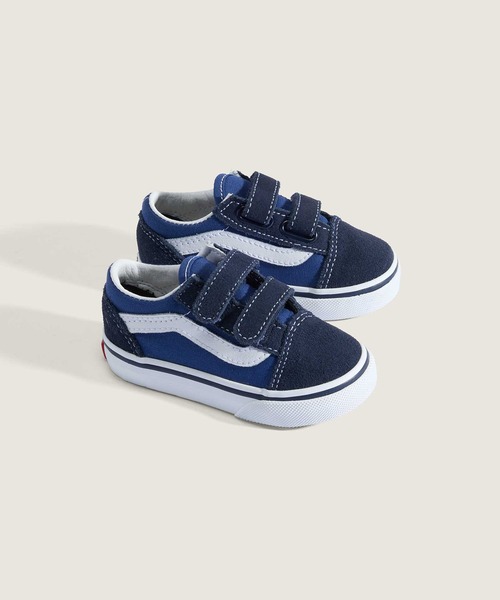 VANS（バンズ）の「トドラー オールドスクール V / T OLD SKOOL V VN000D3YNVY1（スニーカー・キッズ・ネイビー・5/6/8/10）」の2枚目の写真