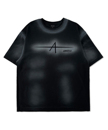 ANNOYED（アノイド）の「スプレッドウォッシンググラフィック半袖Tシャツ LQ2TU311_BLACK（Tシャツ/カットソー）」