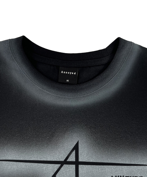 ANNOYED（アノイド）の「スプレッドウォッシンググラフィック半袖Tシャツ LQ2TU311_BLACK（Tシャツ/カットソー・メンズ・その他・100/95/105）」の3枚目の写真