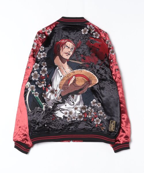 SILVER BULLET（シルバーバレット）の「『ONE PIECE/ワンピース』赤髪のシャンクススカジャン（スカジャン・メンズ・ブラック・XL/L）」の14枚目の写真