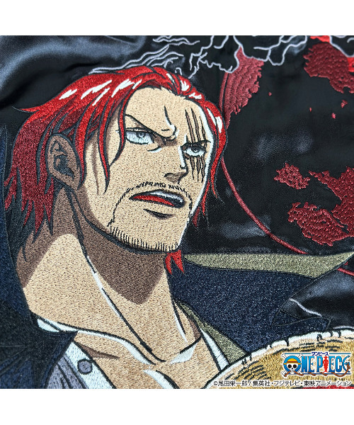 SILVER BULLET（シルバーバレット）の「『ONE PIECE/ワンピース』赤髪のシャンクススカジャン（スカジャン・メンズ・ブラック・XL/L）」の7枚目の写真
