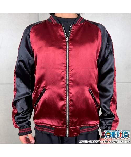 SILVER BULLET（シルバーバレット）の「『ONE PIECE/ワンピース』赤髪のシャンクススカジャン（スカジャン・メンズ・ブラック・XL/L）」の9枚目の写真