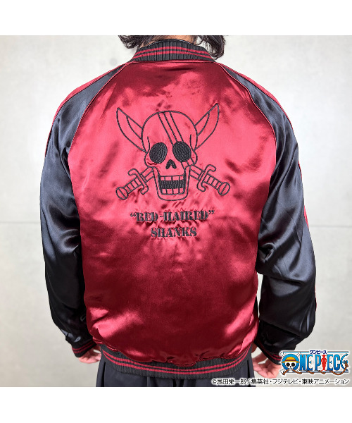 SILVER BULLET（シルバーバレット）の「『ONE PIECE/ワンピース』赤髪のシャンクススカジャン（スカジャン・メンズ・ブラック・XL/L）」の10枚目の写真
