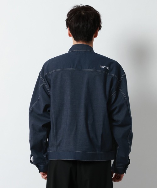 GLOBAL WORK(グローバルワーク)の「クリーンデニム/トラッカージャケット/901587(デニムジャケット・メンズ・ネイビー/ダークブルー・LARGE/SMALL/MEDIUM)」の20枚目の写真