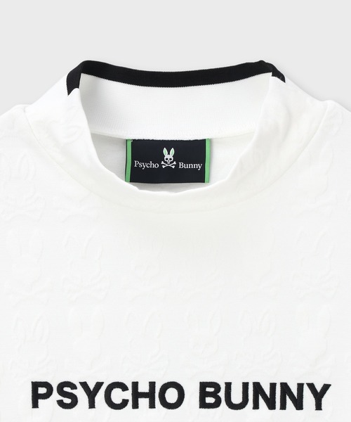 Psycho Bunny（サイコバニー）の「[GOLF]バニーモノグラムJQ ライトモックネックTシャツ（Tシャツ/カットソー・メンズ・ブラック/ホワイト・LARGE/X-LARGE/MEDIUM）」の8枚目の写真