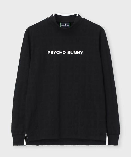 Psycho Bunny（サイコバニー）の「[GOLF]バニーモノグラムJQ ライトモックネックTシャツ（Tシャツ/カットソー・メンズ・ブラック/ホワイト・LARGE/X-LARGE/MEDIUM）」の14枚目の写真