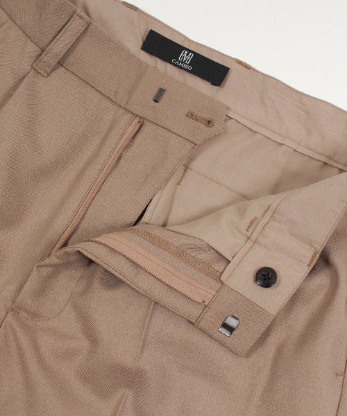 CAMBIO(カンビオ)の「mp4166 - Stretch TR Twill 2 Tack Wide Pants パンツ(その他パンツ・メンズ・ベージュ/ブラック/グレー系その他・L/M)」の15枚目の写真