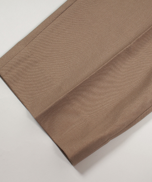 CAMBIO(カンビオ)の「mp4166 - Stretch TR Twill 2 Tack Wide Pants パンツ(その他パンツ・メンズ・ベージュ/ブラック/グレー系その他・L/M)」の9枚目の写真