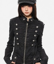 ナポレオンデザインデニムジャケット