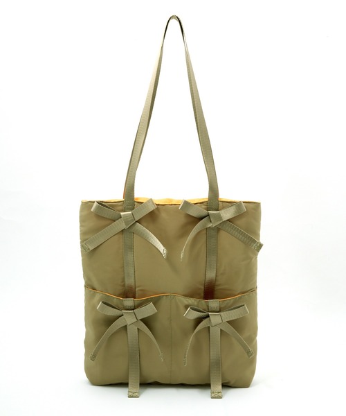 Casselini(キャセリーニ)の「【Casselini】COLORME別注リボントートバッグ(野崎智子着用)(トートバッグ・レディース・ブラック/カーキ・FREE)」の15枚目の写真