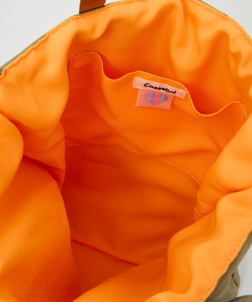 Casselini(キャセリーニ)の「【Casselini】COLORME別注リボントートバッグ(野崎智子着用)(トートバッグ・レディース・ブラック/カーキ・FREE)」の21枚目の写真