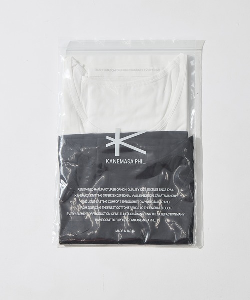 KANEMASA PHIL.（カネマサフィル）の「【KANEMASA PHIL./カネマサフィル】別注 46G Cotton Thin Pack Tank（タンクトップ・メンズ・その他2/その他1・L/M）」の2枚目の写真