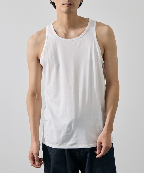 KANEMASA PHIL.（カネマサフィル）の「【KANEMASA PHIL./カネマサフィル】別注 46G Cotton Thin Pack Tank（タンクトップ・メンズ・その他2/その他1・L/M）」の3枚目の写真