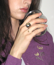 SINOON（シヌーン）の「Soft Dome Ring (Silver Gold)（リング）」