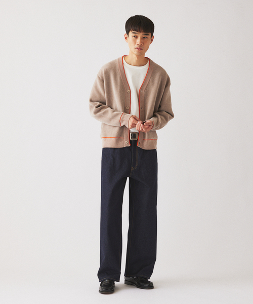 JOURNAL STANDARD relume(ジャーナルスタンダード レリューム)の「クラフトデニム 13.5oz ワイドストレート(デニムパンツ・メンズ・ネイビー/ブラック系その他/ブルー系その他・SMALL/MEDIUM/LARGE)」の9枚目の写真