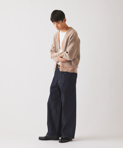 JOURNAL STANDARD relume(ジャーナルスタンダード レリューム)の「クラフトデニム 13.5oz ワイドストレート(デニムパンツ・メンズ・ネイビー/ブラック系その他/ブルー系その他・SMALL/MEDIUM/LARGE)」の10枚目の写真