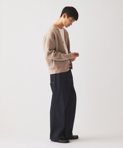 JOURNAL STANDARD relume(ジャーナルスタンダード レリューム)の「クラフトデニム 13.5oz ワイドストレート(デニムパンツ・メンズ・ネイビー/ブラック系その他/ブルー系その他・SMALL/MEDIUM/LARGE)」の11枚目の写真