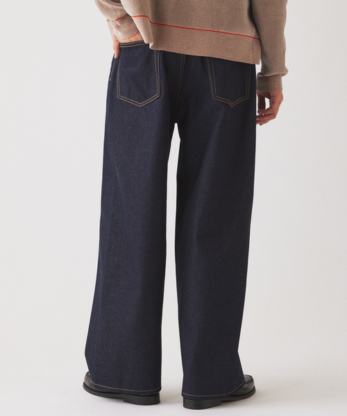 JOURNAL STANDARD relume(ジャーナルスタンダード レリューム)の「クラフトデニム 13.5oz ワイドストレート(デニムパンツ・メンズ・ネイビー/ブラック系その他/ブルー系その他・SMALL/MEDIUM/LARGE)」の13枚目の写真