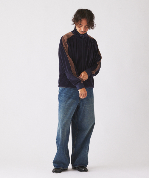 JOURNAL STANDARD relume(ジャーナルスタンダード レリューム)の「クラフトデニム 13.5oz ワイドストレート(デニムパンツ・メンズ・ネイビー/ブラック系その他/ブルー系その他・SMALL/MEDIUM/LARGE)」の16枚目の写真