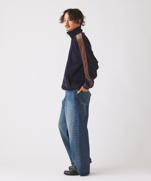 JOURNAL STANDARD relume(ジャーナルスタンダード レリューム)の「クラフトデニム 13.5oz ワイドストレート(デニムパンツ・メンズ・ネイビー/ブラック系その他/ブルー系その他・SMALL/MEDIUM/LARGE)」の17枚目の写真
